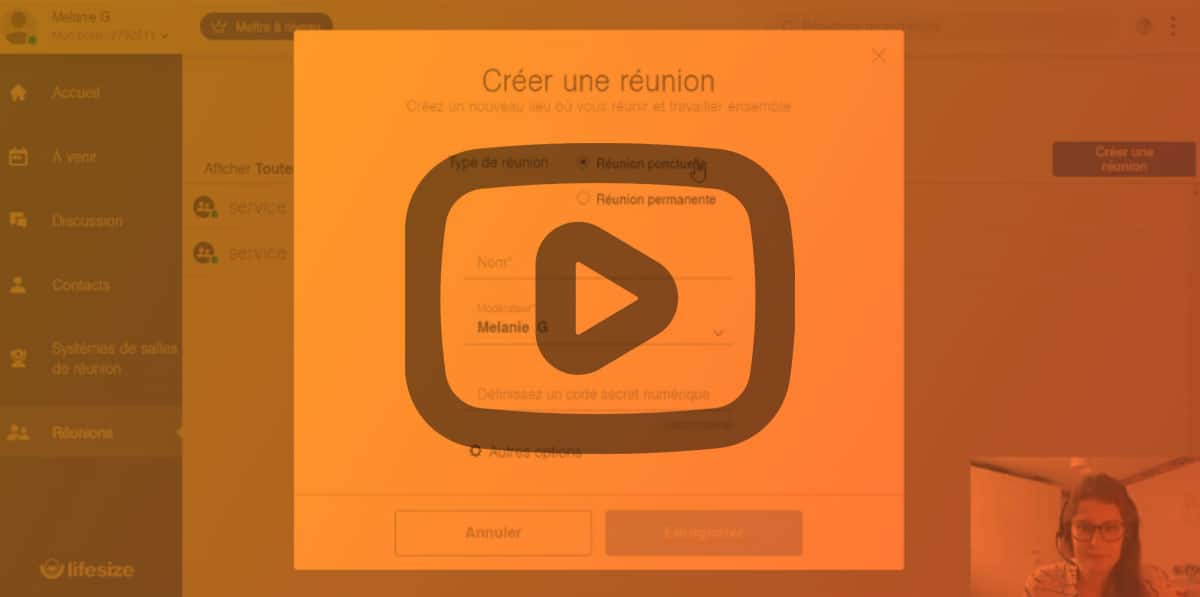 Création d'une VMR sur Lifesize