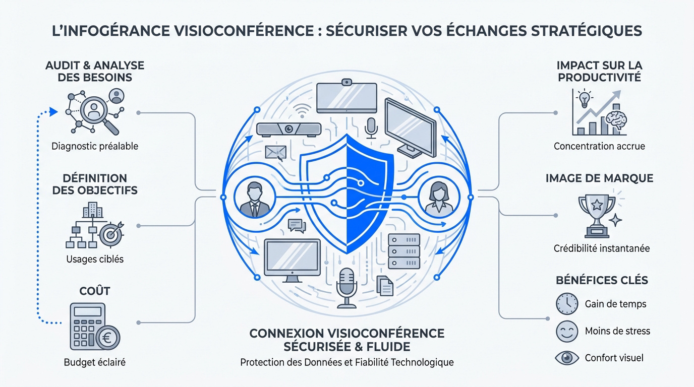 Système de visioconférence professionnel haute performance pour salle de réunion
